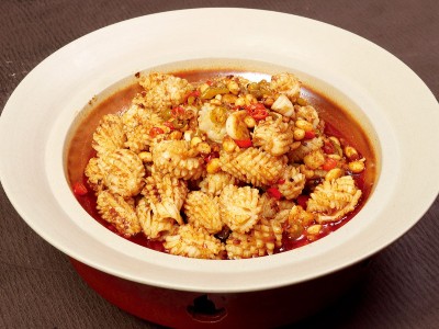 大厨四宝香辣风味干锅酱应用-干锅墨鱼仔