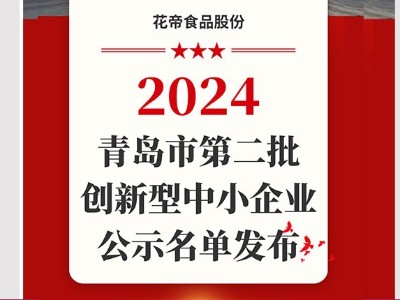 青岛市2024年第二批创新型中小企业公示名单