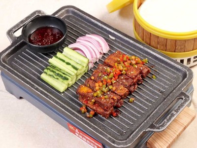 大厨四宝香辣风味干锅酱应用-香辣孜然小羊排