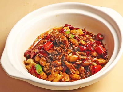 大厨四宝香辣风味干锅酱应用-干锅香辣牛蛙