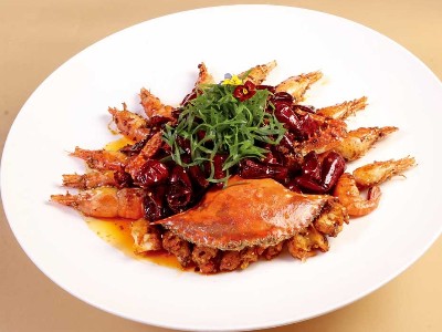 大厨四宝香辣风味干锅酱应用-干锅海鲜汇